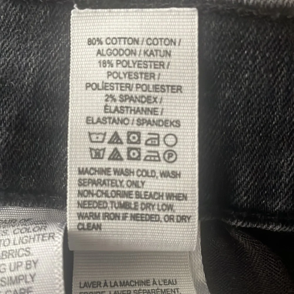 Lucky Brand Men’s Black Pre-washed Denim Sz 42x32